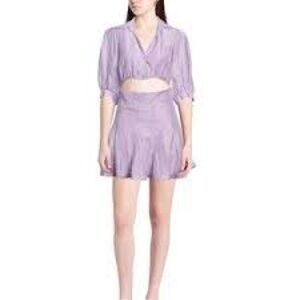 Sandro Lilac Skater Skirt